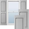 Ekena Millwork LP2C12X05700PG Custom Two Equal Panels, Raised PanelShutter (Per Pair)12W x 57HPaintable