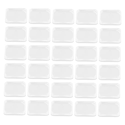 Angoily 1Set Card Storage Box Transparent Memory Cards Carrying Holder Durable Material Secure Snap Closure Organize and Protect Your Memory Cards