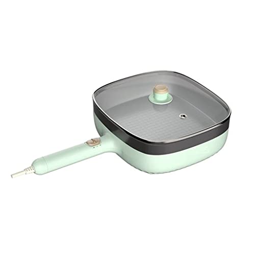 asdchZen Sartén Eléctrica Antiadherente para Kithcen Home Multicooker, Máquina De Cocina Eléctrica Portátil, Olla Caliente