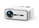 VIZONY Mini Projector with WiFi and Bluetooth, Native 1080P FHD Home Movie Projector, Portable Outdoor Projector with 250' Display+Zoom, Compatible w/Phone//Laptop/TV Stick-Indoor&Outdoor