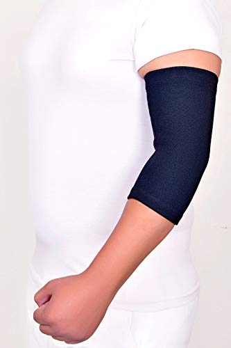 Rashree Unisex Compression Elbow Sleeves for Tendonitis | with 4D Stretch Elbow Support for All Type of Pain Relief