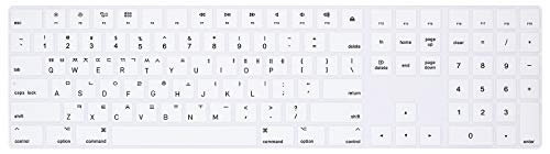Protector de Teclado Silicona Blanco Ultra Delgado para Mac 2017 miniatura 1