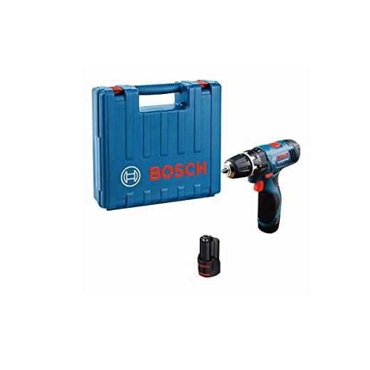 Bosch Professional 12V System cordless combi drill GSB 120-LI (incluido. 2x2.0 Ah battery, rápido cargador GAL 1210 CV, carrying case) - Amazon Edition