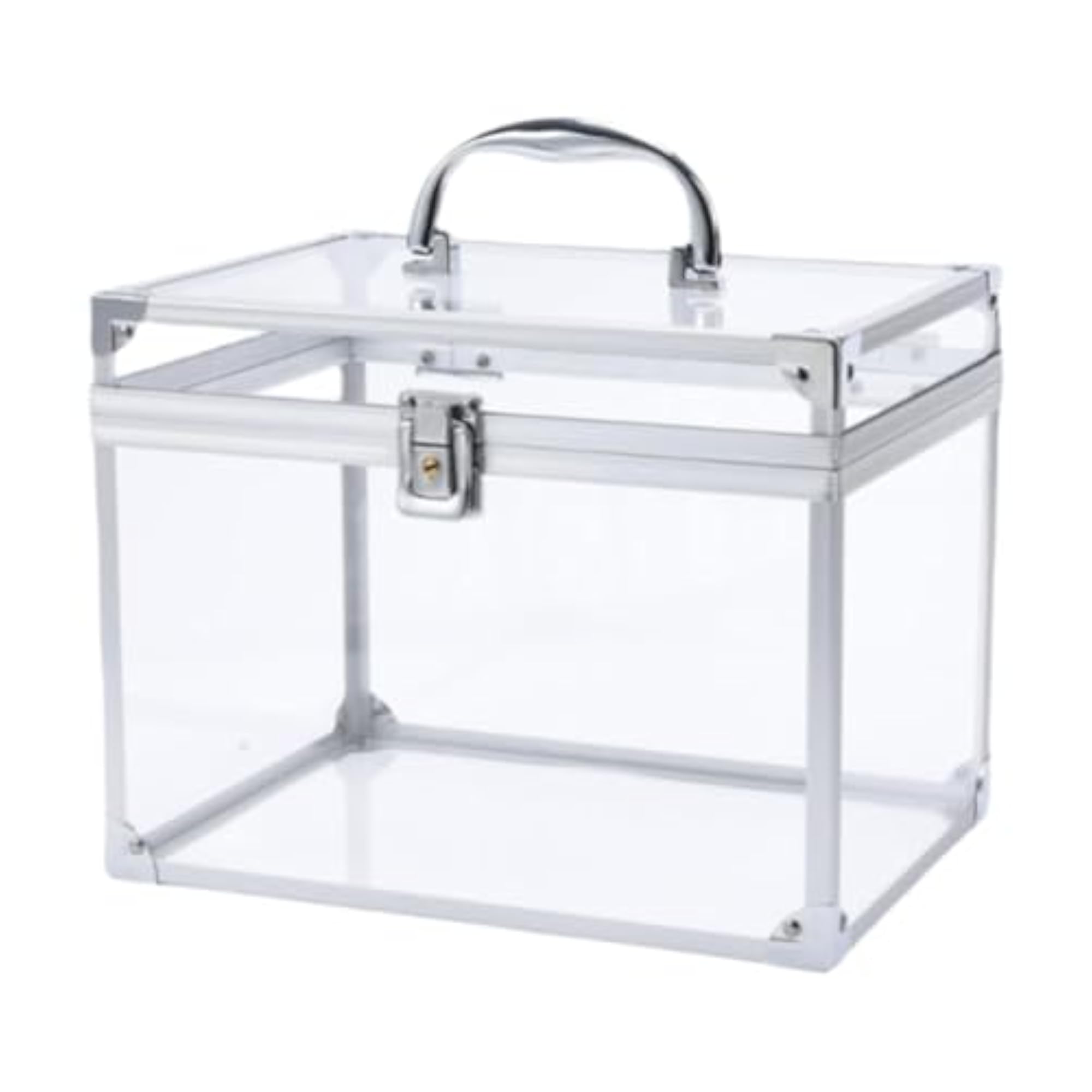 Acrylic Makeup Case Clear Crown Box