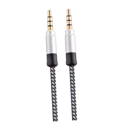 Cable de audio de nylon trenzado Artibetter macho macho para solucionar enredos en coche y hogar 2