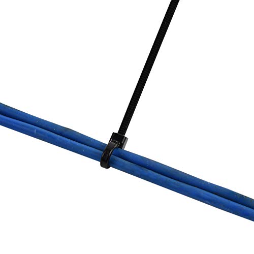 Arctic Hayes TIES200 1 Cable Ties 100-Pieces, 203 mm Length x 2.5 mm Width, 200mm x 2.5mm, Black, 100 Count