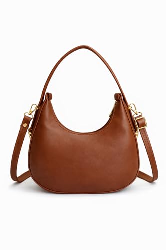Image of Women's Shoulder & Sling Bag with Zipper Closure, Detachable Long Strap, Spacious Single Compartment Handbag for Daily & Office Use | Trendy Design