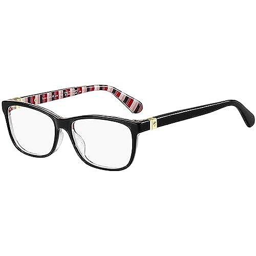 Kate Spade Calley 807/15 BLACK Eyewear Women's Acetate, Standard, 52