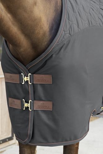 Combo cooler fleece noir 145 avec couvre-cou respirant intégré
