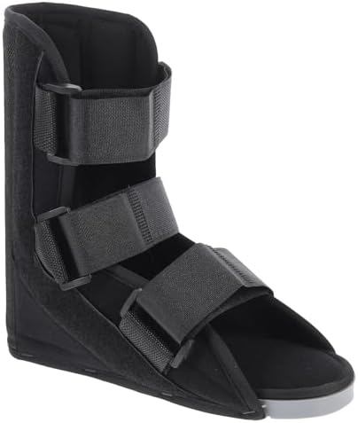 Healifty Walking Boot Fracture Boot for Broken Foot Medical Walking Shoe Surgical Foot Protection Cast Boot with Adjustable Straps Orthopedic Fracture Support Black S