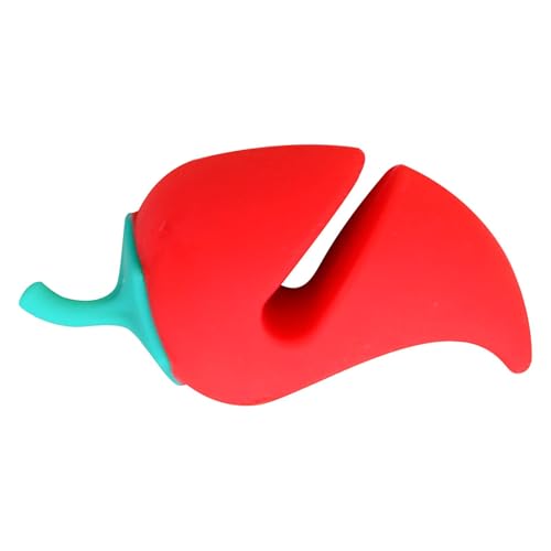 Silicone Spill Stopper For Pot, Pepper Shape Anti-Spill Lid Lifter, Pot Minder To Prevent Boil Over, Heat-resistant Silicone Pot Lid, Pan Lid Overflow Preventer Creative For Soup Pot