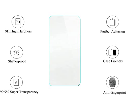 Kinetijy Etui kompatybilne z Acer Sospiro A15 etui na telefon z podstawką [z 1 x osłoną ekranu ze szkła hartowanego] hybrydowe etui [składane wsparcie magnetyczne] [matowe zabezpieczenie przed