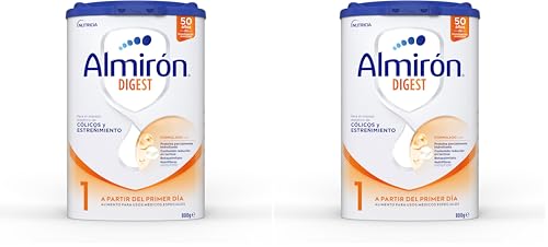 Almirón Advance Digest 1, Leche de Inicio Bebé Anti-Cólico y Estreñimiento, 800g (Paquete de 2)