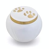 Best Friend Services Pet Urn - Memorial Cremation Pet Urns for Dog and Cat Ashes, Hand Carved Mia Se