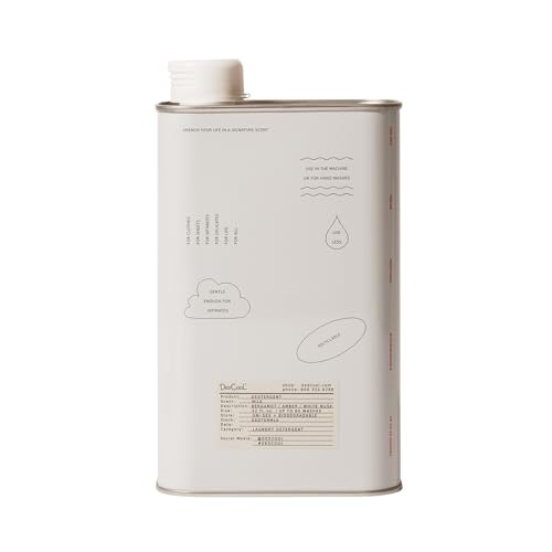 DedCool Liquid Laundry Detergent in Milk | Luxurious Scent | Stain-Removing Formula | Infused with Natural Essential Oils | Non-Toxic | Up to 60 Washes | 32 fl oz