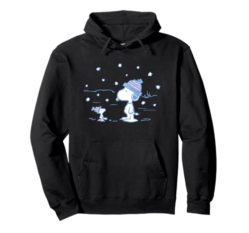 Snoopy Weihnachtspullover 30 Erdnüsse - Snoopy Woodstock Winter Snow Pullover Hoodie