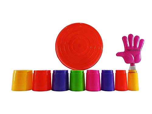 Image of Craveon Toys 2 in 1 Ring Toss Game for Speed and Agility Practice Games for Kids, Multi