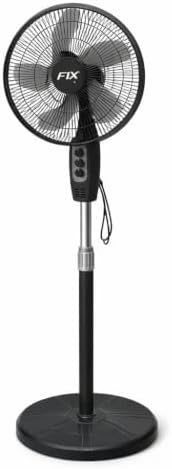 Ventilador de Coluna 1,20m 45W 127V 3 Velocidades Oscilante Preto...