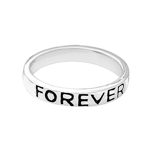 AeraVida Friends Forever .925 Sterling Silver Band Ring3