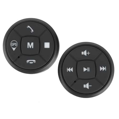 Controlador de Botón de Volante negro para GPS y música 4