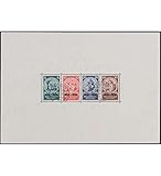 briefmarken 1933 gestempelt Goldhahn Deutsches Reich Block 2 gestempelt geprüft Schlegel Nothilfe 1933 Briefmarken für Sammler