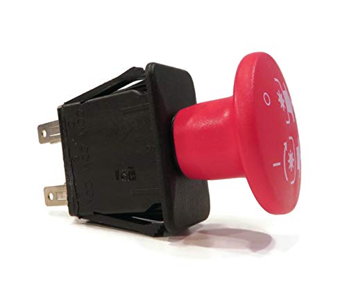 Interrupteur PTO Grasshopper robuste bouton poussoir étanche tondeuse 721DH2