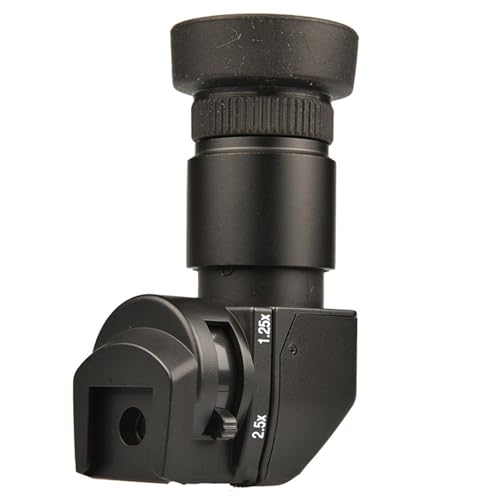 Viseur à angle droit réglable 1,250 x 2,50 x avec 10 adaptateurs pour appareils photo reflex numériques 300D 450D 500D 600D 650D
