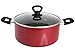 Mirro A796SA Get A Grip Aluminum Nonstick 10-Piece Cookware Set, Red