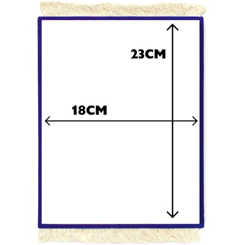 Mouse Pad Tapetinho Persa 18x23cm Fundo Emborrachado Não Desliza Para Mouse a Laser de Precisão Deco