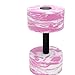 Aymzbd Water Dumbbell Workout Portable Professional Pool Resistance Foam Barbell Water Aerobic Equipment for Women Men, Pink White
