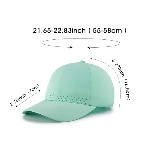 Image of HH HOFNEN Women Quick Drying Baseball Cap Sun Hat Unstructured Golf Hat