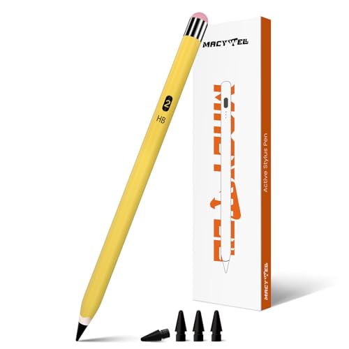 Stylus Pen for iPad 2025-2018 Faster Charge Apple Pencil with Palm Rejection Tilt Sensitivity 2B Pencils Appearance Magnetic Pen for Mini 5/6, iPad 6/7/8/9/10/A16, Air 3/4/5/6/7, IPad Pro11/12.9