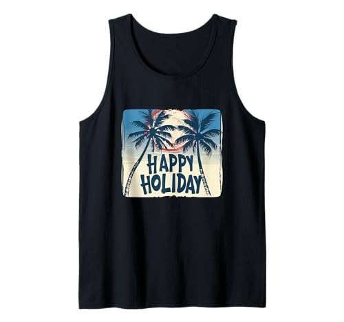 Bonito disfraz navideño para la temporada de verano Camiseta sin Mangas