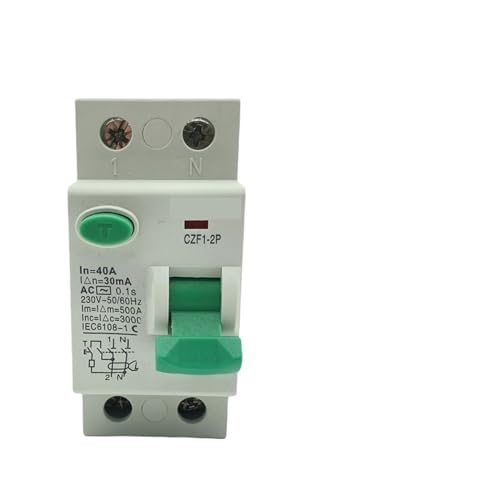 Disjoncteur de courant résiduel Type B 6KA avec détection des fuites DC pour EV