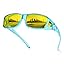 Blue Frame Night Vision Polarized Yellow Lenses