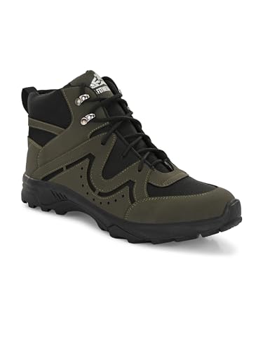 Image of Leo's Fitness Men's Waterproof Outdoor Durable High-Top Ankle Boots for Trekking & Hiking