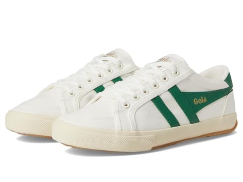 Gola Stratus Damen-Sneaker, Off White/Smaragd, 39 EU
