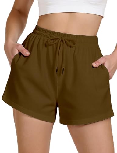 Short d'été en coton femme avec cordon résout le manque de poches