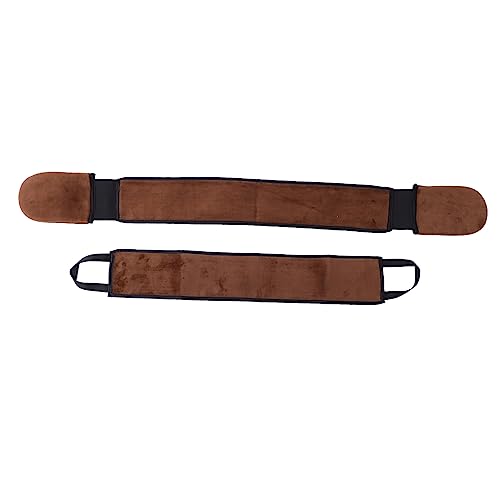 HAPINARY 2 Piezas juego de toallas de baño masajeador espalda masajeador de espalda depurador corporal exfoliante depurador de cuerpo neto manoplas baño aplicador de loción back buddy Brown