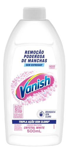 Tira Manchas Vanish Líquido Crystal White para roupas brancas 500ml