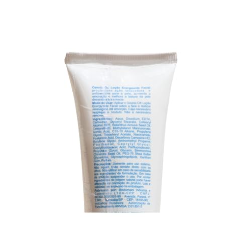 Loção Hidratante Energizante Facial Ozonio-Ox Cosmobeauty