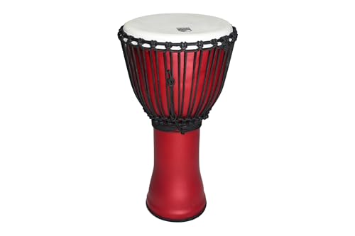 Toca Freestyle Rope Tuned Djembe Matte Racing Red 14
