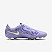 Nike United Tiempo Legend 10 Academy MG Low-Top Soccer Cleats (HF1590-500, Purple Agate/Barely Volt) Size 9