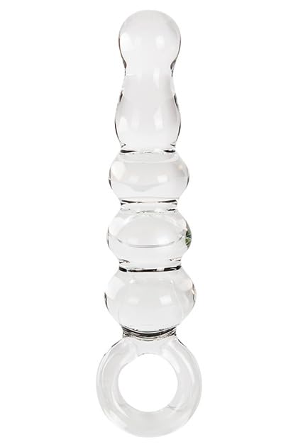 Dildos clásicos Crystal SOLARIS es un dildo de vidrio transparente diseñado para la estimulación tanto anal como vaginal