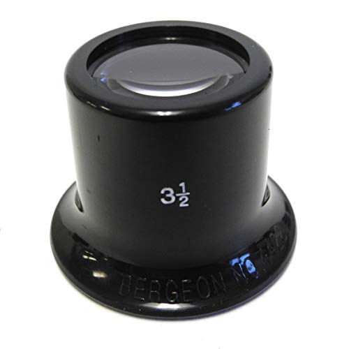 Bergeon 4422-3.5 Plastic Watchmakers Eyeglass 2.8X Magnification loupe tool