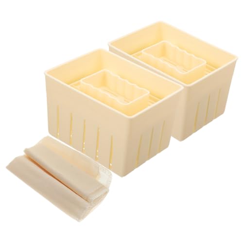 VINTORKY Homemade Tofu Maker Kit Simple Design Dishwasher Safe Tofu Pressing Mold for Diy Kitchen Cooking