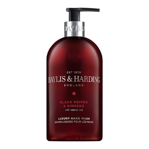 Baylis & Harding PLC Black Pepper & Ginseng Savon Liquide pour Main 500 ml