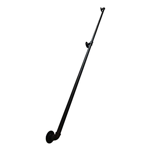 Barra de viento industrial para tuberías de agua, 60 – 600 cm contra la pared, para niños mayores, interiores y exteriores, pasillo, buhardilla, restaurante, barra, 350 cm