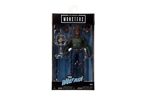 Jada Toys Universal Monsters 6" The Wolfman Action Figure, Toys For Kids And Adults #TOP2