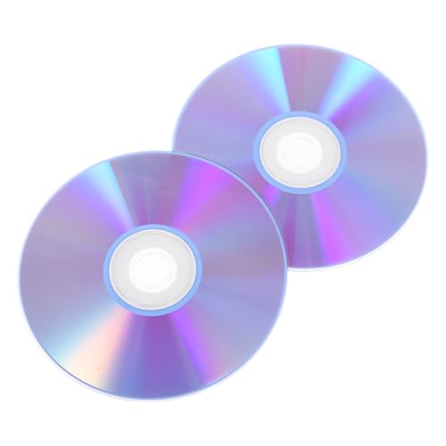 COMPUKAS 2pcs Blank Cd-r Discs for Music Recording, Writable Digital Audio Cds, Large Capacity Storage Media for Important Audio Files